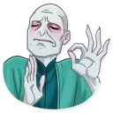 👌-Lord Voldemort, Telegram Sticker