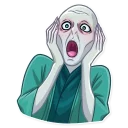 😱-Lord Voldemort, Telegram Sticker