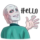 👋-Lord Voldemort, Telegram Sticker