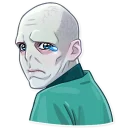 😢-Lord Voldemort, Telegram Sticker