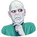 🤔-Lord Voldemort, Telegram Sticker