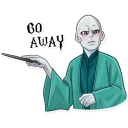 👈-Lord Voldemort, Telegram Sticker