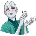 👏-Lord Voldemort, Telegram Sticker