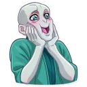 😍-Lord Voldemort, Telegram Sticker