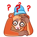 🤔-Loris, Telegram Sticker