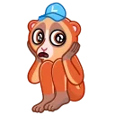 😨-Loris, Telegram Sticker