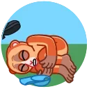 😖-Loris, Telegram Sticker
