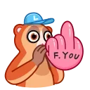 🖕-Loris, Telegram Sticker