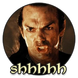 🤫-LOTR - Lord Of The Rings Pack, Telegram Sticker
