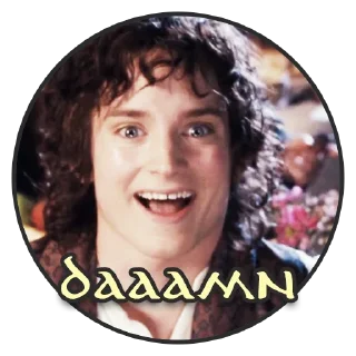 😬-LOTR - Lord Of The Rings Pack, Telegram Sticker