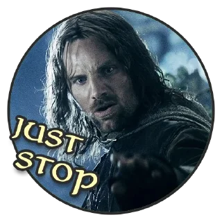😒-LOTR - Lord Of The Rings Pack, Telegram Sticker