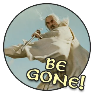😡-LOTR - Lord Of The Rings Pack, Telegram Sticker