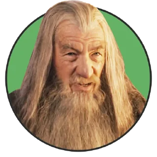 🙄-LOTR - Lord Of The Rings Pack, Telegram Sticker