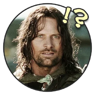 🤨-LOTR - Lord Of The Rings Pack, Telegram Sticker