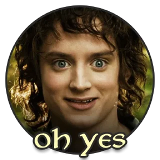 😏-LOTR - Lord Of The Rings Pack, Telegram Sticker
