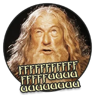 😡-LOTR - Lord Of The Rings Pack, Telegram Sticker