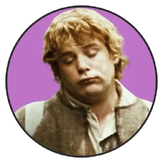 😕-LOTR - Lord Of The Rings Pack, Telegram Sticker