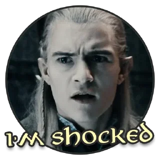 😰-LOTR - Lord Of The Rings Pack, Telegram Sticker