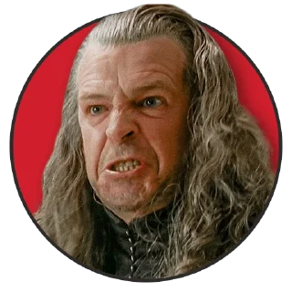 🤬-LOTR - Lord Of The Rings Pack, Telegram Sticker