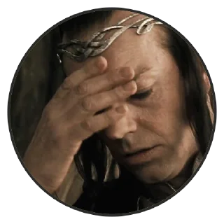 🤦‍♂️-LOTR - Lord Of The Rings Pack, Telegram Sticker