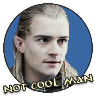 😠-LOTR - Lord Of The Rings Pack, Telegram Sticker