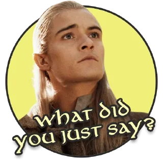 🤨-LOTR - Lord Of The Rings Pack, Telegram Sticker