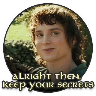 🤫-LOTR - Lord Of The Rings Pack, Telegram Sticker