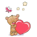 😍-Love Stickers, Telegram Sticker