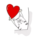 ❤-Love Stickers, Telegram Sticker
