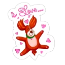 😍-Love Stickers, Telegram Sticker
