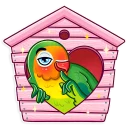 😏-Love Bird, Telegram Sticker
