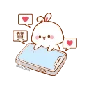 ❤️-Lovely Tuji- @cocopry, Telegram Sticker