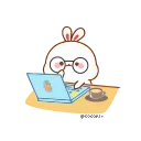 💻-Lovely Tuji- @cocopry, Telegram Sticker