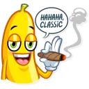 😉-Lovely Banana, Telegram Sticker