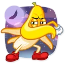 💪-Lovely Banana, Telegram Sticker