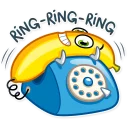 📱-Lovely Banana, Telegram Sticker