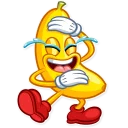 😂-Lovely Banana, Telegram Sticker