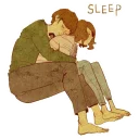 😴-  | @deutschd, Telegram Sticker
