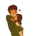 ❤️-  | @deutschd, Telegram Sticker