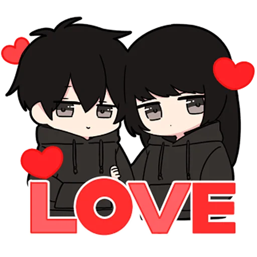 Low Tension Couple [@TodorokiShouto], telegram sticker