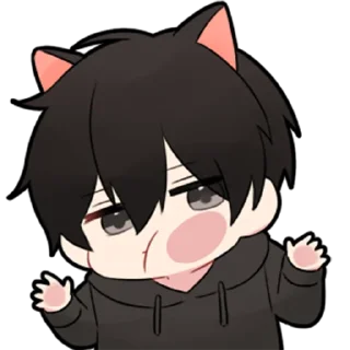 ❤️-Low Tension Couple [@TodorokiShouto], Telegram Sticker