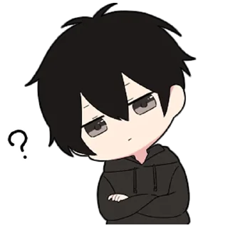 🖤-Low Tension Couple [@TodorokiShouto], Telegram Sticker