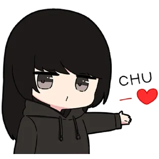 🖤-Low Tension Couple [@TodorokiShouto], Telegram Sticker