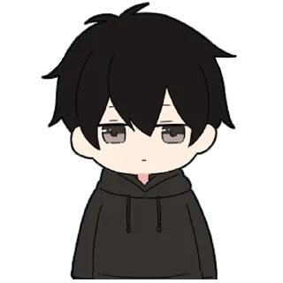 🖤-Low Tension Couple [@TodorokiShouto], Telegram Sticker