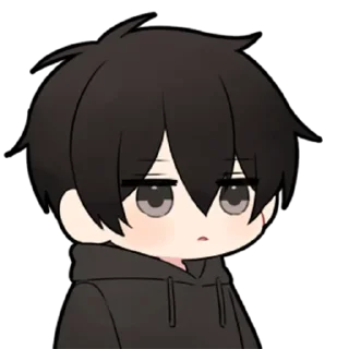 🖤-Low Tension Couple [@TodorokiShouto], Telegram Sticker