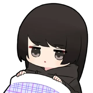 🖤-Low Tension Couple [@TodorokiShouto], Telegram Sticker