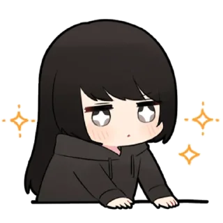 🖤-Low Tension Couple [@TodorokiShouto], Telegram Sticker