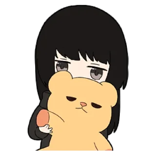 🖤-Low Tension Couple [@TodorokiShouto], Telegram Sticker