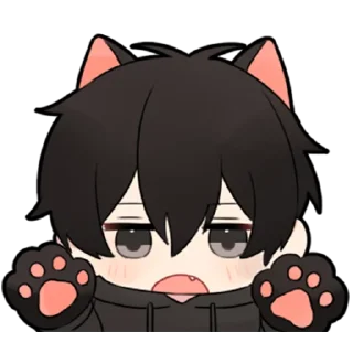 🖤-Low Tension Couple [@TodorokiShouto], Telegram Sticker