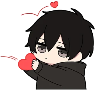 ❤️-Low Tension Couple [@TodorokiShouto], Telegram Sticker